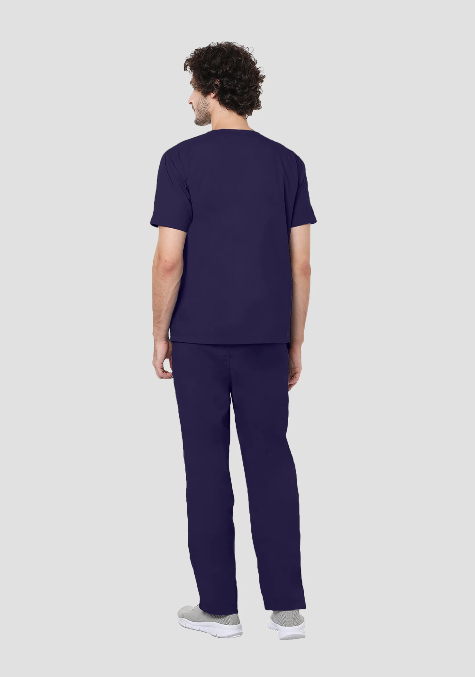 Classic Men's 2-Pocket (Navy Blue) Scrub Bottom - Image 4