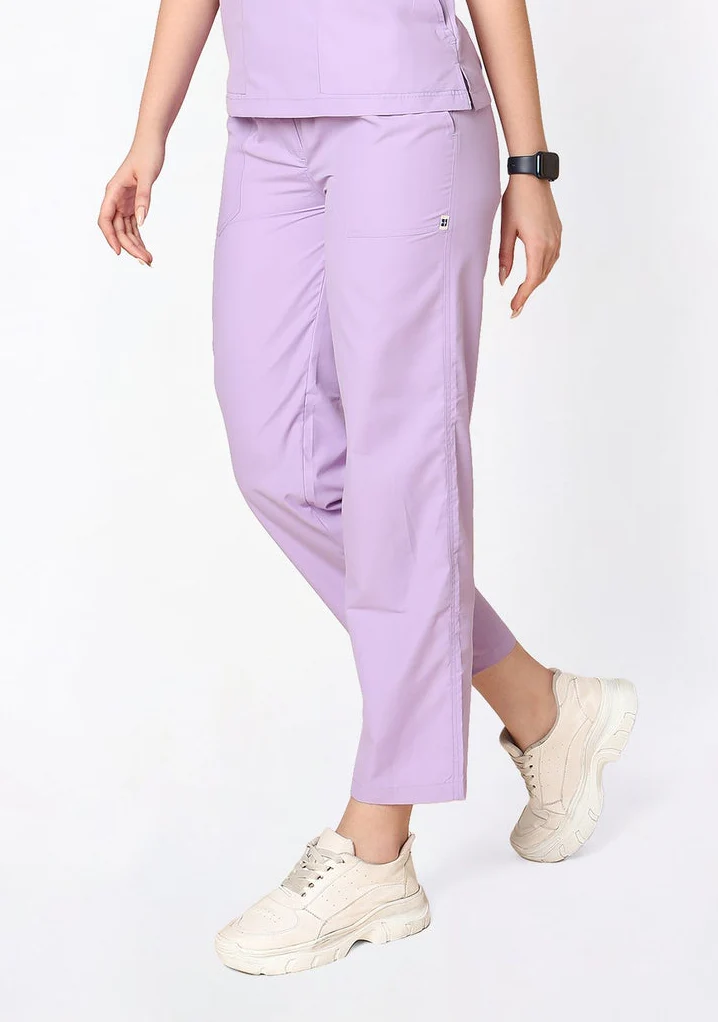 Classic Women's 2-Pocket (Pastel Lilac) Scrub Bottom