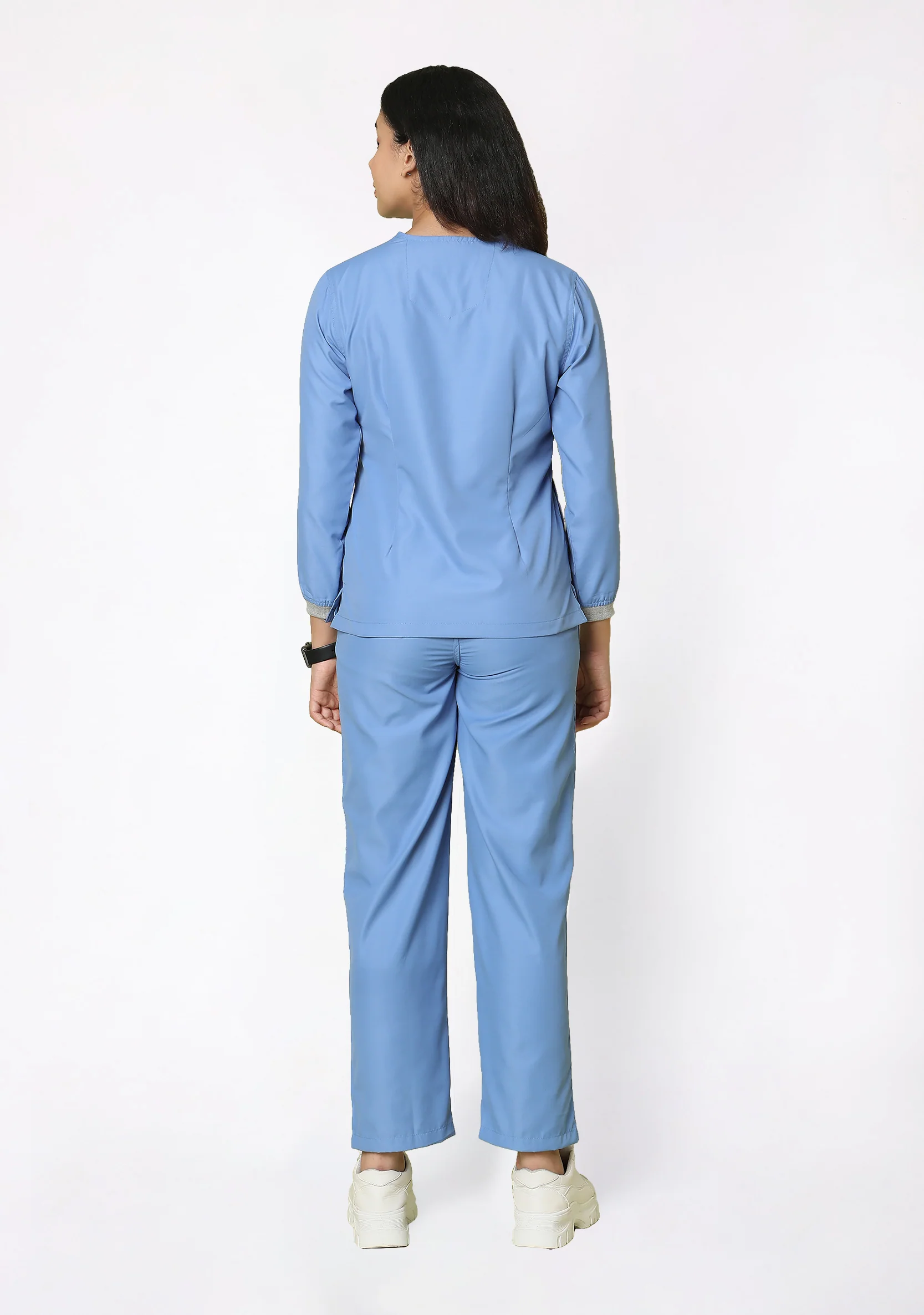 Classic Women's Longsleeves (Ceil Blue) Scrub - Image 5