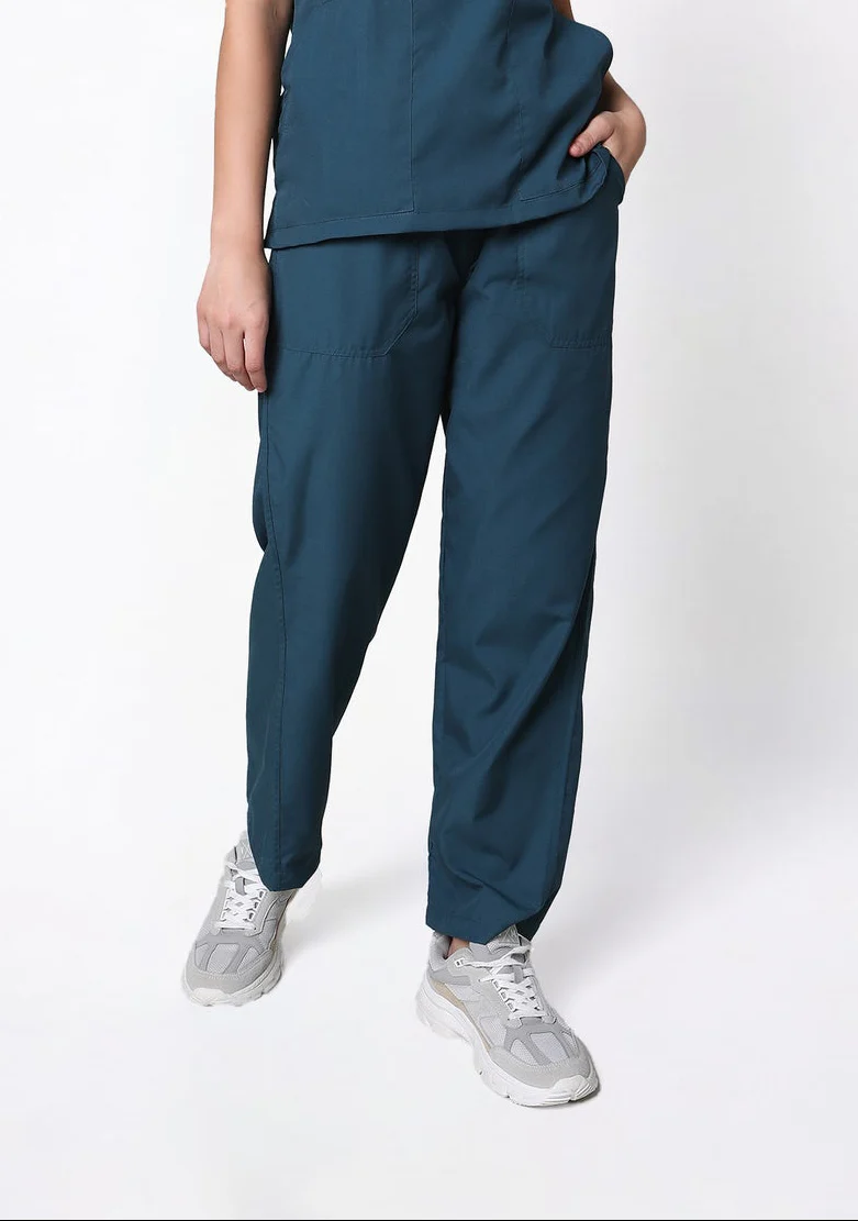 Classic Women's Forest Green 2-Pocket Scrub Bottom