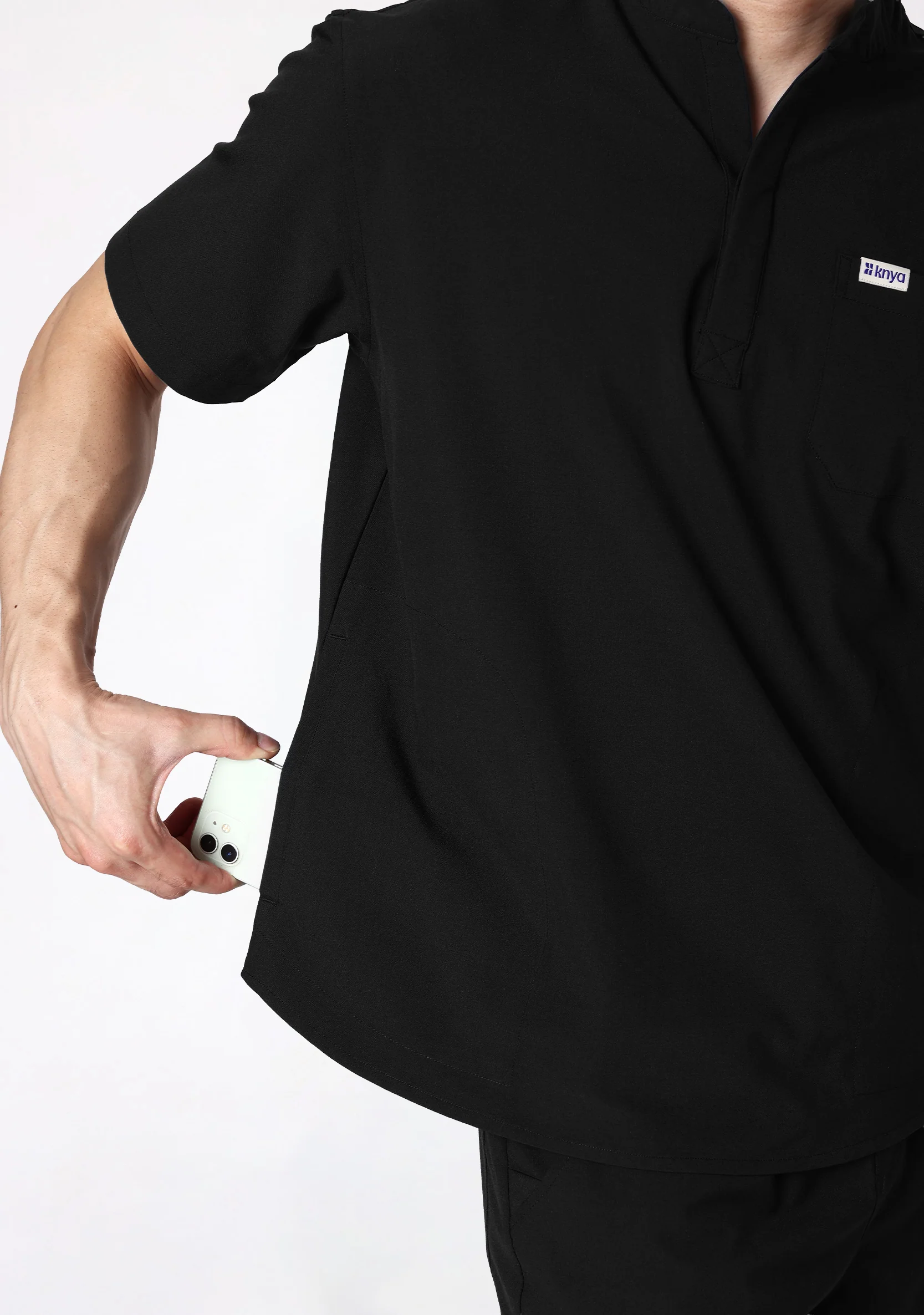 ecoflex™ Men's Jogger (Black) Scrubs - Image 4